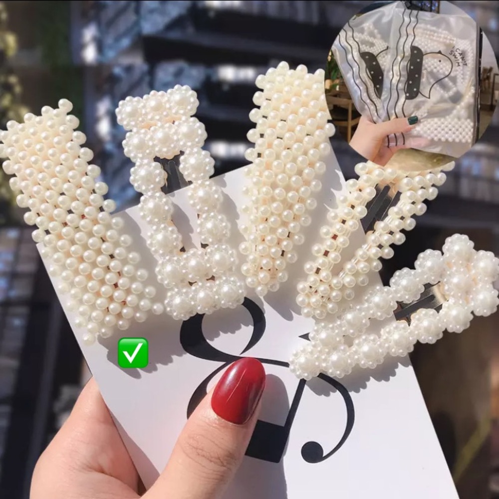 2pcs Star Hairpins Pearl Gold Stars Hair Pin Clip - Picture 8 of 8